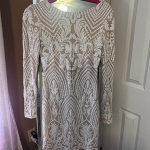 Elegant White Windsor Dress